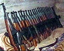 Bunkers with KLA weapons discovered