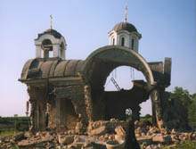 Terrorists aim at Serb churches