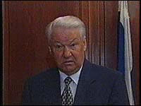 Russian President Boris Yeltsin