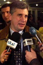 Yugoslav Minister Goran Matic