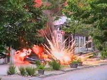 Cluster bomb effect in Nis