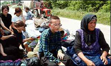 KFOR does not care for the non-Albanain refugees